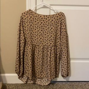 Baby doll long sleeve